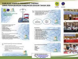 Publikasi Kinerja Perangkat Daerah Dinas Perhubungan Kabupaten Bogor Tahun 2020