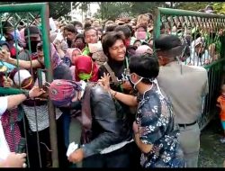 Markas Baznas Diserbu Ratusan Warga, PSBB di Tegar Beriman Tak Berlaku!
