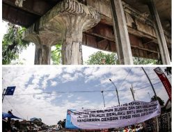 Tiang Penyangga Jembatan MA Salmun Retak, Wahid: Rekayasa Lalin Diberlakukan