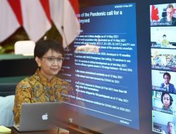 Menlu RI Dorong Peningkatan Kapasitas Produksi Vaksin