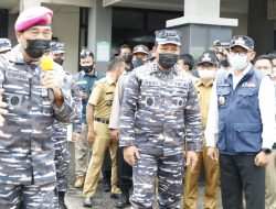 Wakasal Didampingi Wabup Bogor Tinjau Serbuan Vaksinasi di Cijeruk