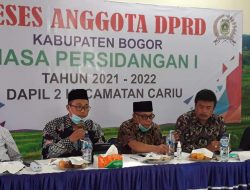 Warga Cariu Pertanyakan Pembangunan Dua Waduk dan Stadion Mini Kepada Wakil Rakyat