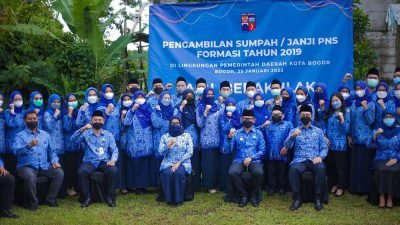 Dua Difabel Ini, Sah Jadi PNS Pemkot Bogor