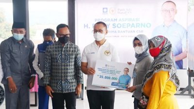 Kampung Perca Sindangsari Dapat Bantuan CSR dari Anggota DPR Ini