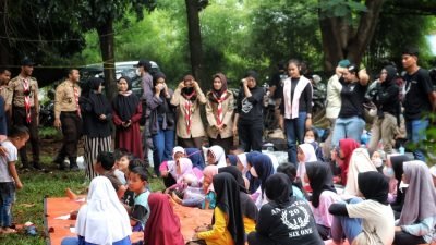 Bangun Sadar Literasi di Bojong Kulur, Komunitas Kemah Edukasi Gaet Relawan dari Luar Kota