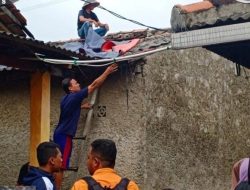 Angin Puting Beliung Telanjangi Satu Rumah Warga di Cicadas