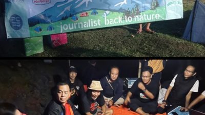 Bakrie Amanah Peduli Melalui Touring Wartawan Gas Tipis-tipis di Gunung Bunder
