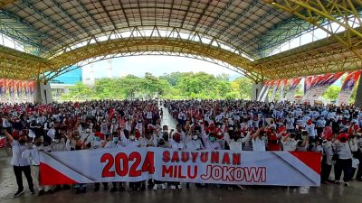 Relawan se- Bandung Raya Deklarasi ‘Sauyunan 2024 Milu Jokowi’
