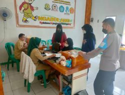 Percepat Vaksinasi, Polsek Ciampea Suntik 150 Warga Bojong Jengkol