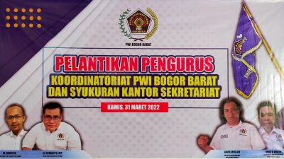 Pengurus Koordinatoriat PWI Bogor Barat Siap Dilantik