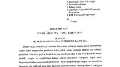 26 Maret Kabupaten Bogor Akan Gelap, Ini Alasannya