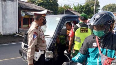 Disiplinkan Warga Patuh Prokes, Polsek Ciampea Lakukan Ini