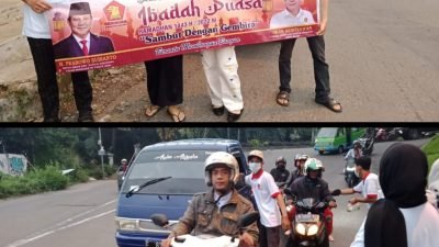 DPC Gerindra Kota Bogor Tebar Berkah Ramadhan dengan Berbagi Takjil