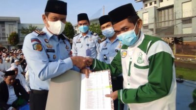 Ratusan Napi Lapas Kelas IIA Gunungsindur Dapat Remisi Dihari Lebaran