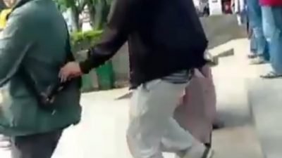 Waduh, Aksi Copet di Alun-alun Kota Bogor Terekam Kamera Pengunjung