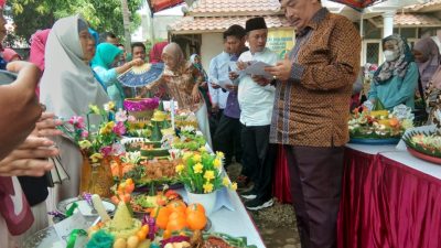 Jalin Silaturahmi, Pemdes Cicadas Gelar Halal Bihalal dan Lomba Nasi Tumpeng