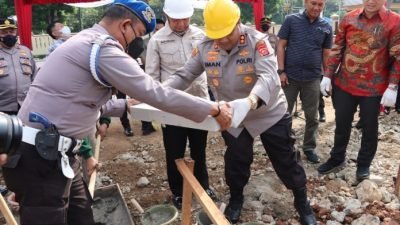 Peletakan Batu Pertama Gedung Utama Polres Bogor, Kapolres Sampaikan Hal Ini