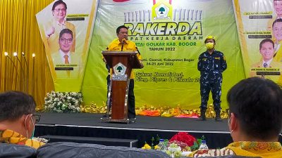 Wanhay: Melalui Rakerda, DPD Partai Golkar Kabupaten Bogor Resmi Panaskan Mesin Pemilu 2024