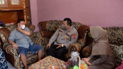 Polres Bogor Gelar Anjangsana ke Anggota Yang Alami Sakit Menahun