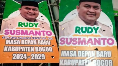 Simpatisan Rudy Susmanto Tebar Baliho Dukungan Bertuliskan PaRuSus