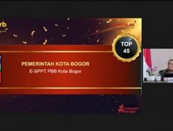 e-SPPT PBB-P2 Kota Bogor Masuk Top 45 Inovasi Pelayanan Publik Tahun 2022