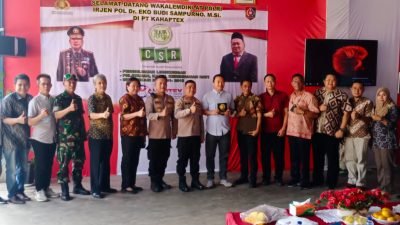 Program Penanaman Sejuta Pohon oleh PT Kahaptek Diapresiasi Wakalemdiklat Polri