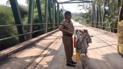 Plat Baja di Jembatan Leuwiranji Rusak, Camat Gunungsindur Harap Dinas PUPR Segera Perbaiki