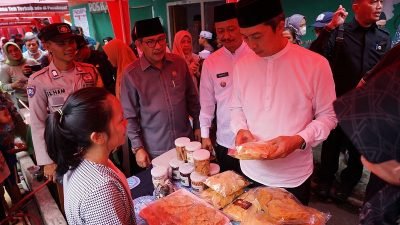 Meriahkan HUT RI, Warga Kelurahan Babakan Pasar Gelar Bazar UMKM