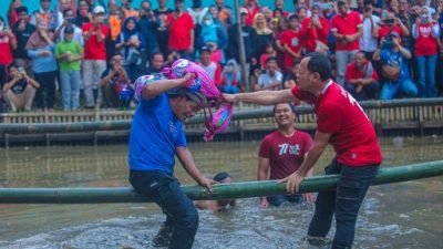 Meriahnya Pesta Rakyat di Rusunawa Tanah Baru, Ada Bima Arya dan Dedie Rachim