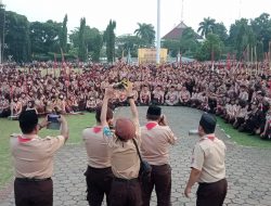 Pramuka Kabupaten Bogor Gelar Senja, Pupuk Nasionalisme Juga Unjuk Kebisaan