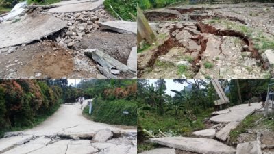 Pergeseran Tanah di Bojong Koneng