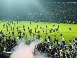 Laga Arema FC vs Persebaya Rusuh, 127 Orang Meninggal Dunia