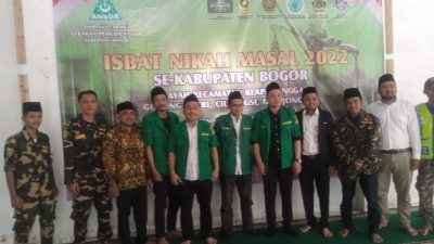 GP Ansor Kabupaten Bogor Gelar Isbat Nikah Massal di Klapanunggal