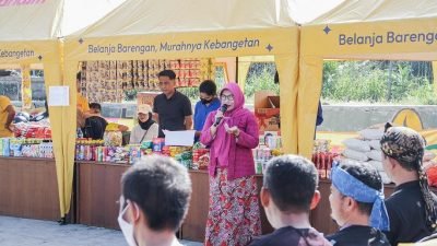 Operasi Pasar Murah di Lapangan Sangkuriang Diserbu Warga