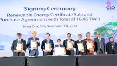 Menjelang KTT G20, 6 Perusahaan Dukung Energi Hijau Lewat REC PLN