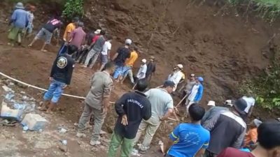 Innalillahi, Penambang Pasir di Cijeruk Tewas Tertimbun Longsoran Tebing Setinggi 5 Meter
