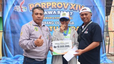 Cabor Sepatu Roda Kabupaten Bogor Sumbang Medali Emas pada Porprov XIV Jabar