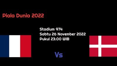 Prediksi Prancis vs Denmark di Piala Dunia 2022