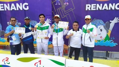 Atlet Angkat Berat Kabupaten Bogor Lampaui Target Medali di Peparda VI Jabar 2022