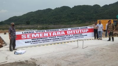 Belum Dibayar, Tiga Kontraktor Hentikan Sementara Pembangunan TPPAS Lulut Nambo
