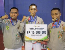Cabor Tarung Derajat Kabupaten Bogor Sabet Dua Medali Emas pada Porprov XIV Jabar