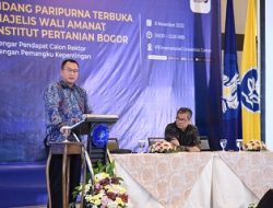 Terpilih Kembali Jadi Rektor IPB University, Prof Arif Satria Siap Berkontribusi Atasi Ancaman Krisis Pangan