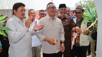 Iwan Setiawan Resmikan Lumbung Pangan Masyarakat, Siap Hadapi Resesi Global