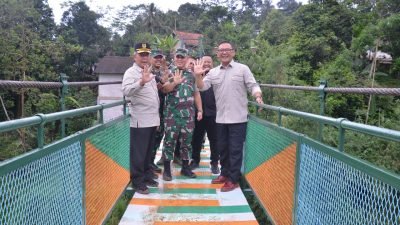 Iwan Setiawan Lakukan Peresmian Serentak Jembatan Rawayan di Kabupaten Bogor