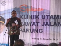 Klinik Utama Rawat Jalan Parung Calon RSUD Akhirnya Diresmikan