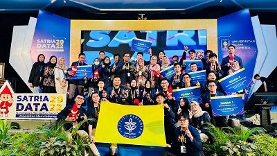 IPB University Juara Umum Kompetisi Satria Data 2022 Kemendikbud Ristek