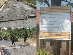 Kacau! Proyek Peningkatan Jalan Mengker-Gunung Batu Diduga Dikerjakan Tanpa Rangka Besi