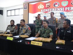 Keren, Pak Bhabinkamtibmas dan Babinsa Kabupatem Bogor Gagalkan Peredaran Ganja Seberat 6,5 Kg