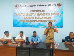Koperasi WKM PWI Kabupaten Bogor Gelar RAT Tahun Buku 2022