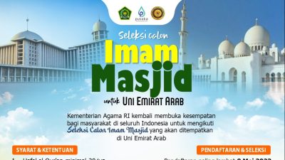Seleksi Calon Imam Masjid Uni Emirat Arab Resmi Dibuka, Ini Syaratnya